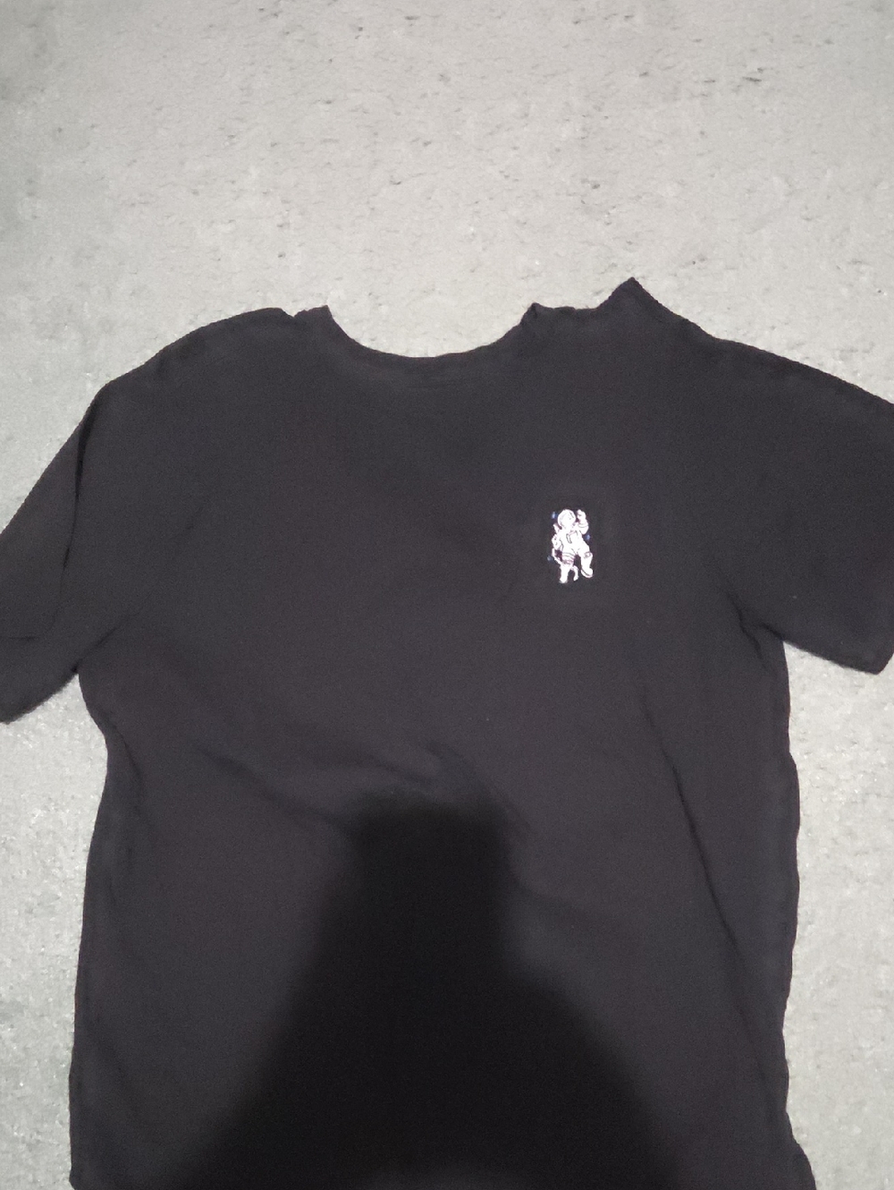 Eighty Eight Black Women's Tee with Small White Embroidered Logo